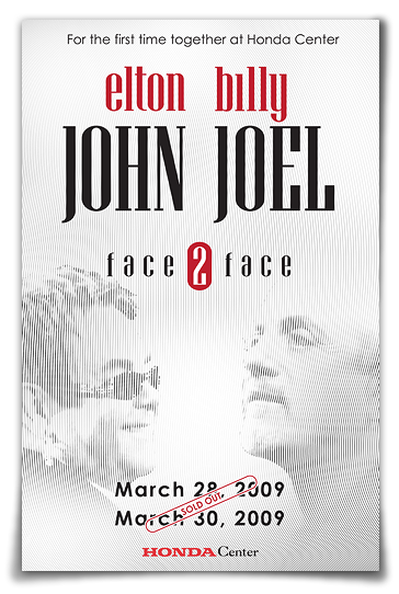 Elton John & Billy Joel Poster